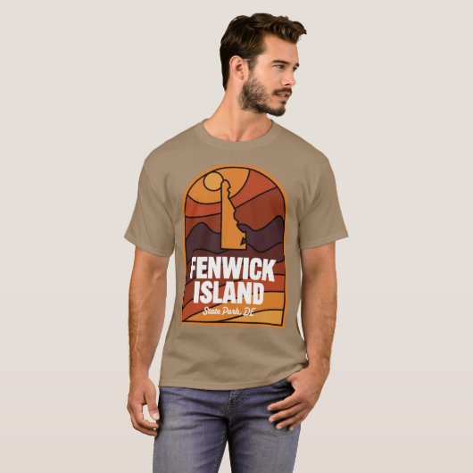 Fenwick Island State Park Delaware T-shirt (Voorkant volledig)