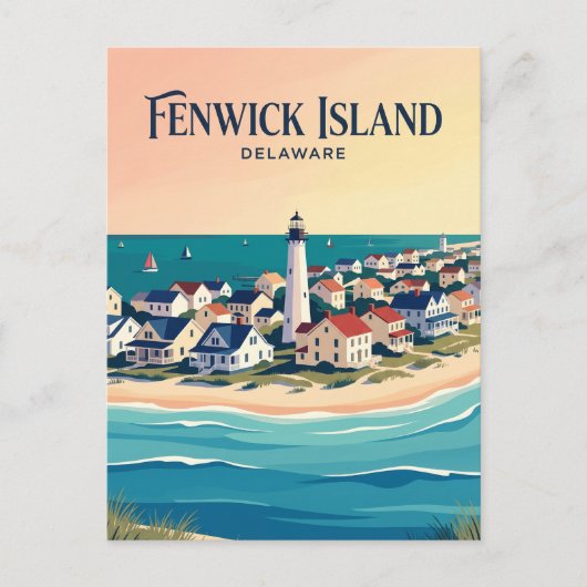 Fenwick Island VS Briefkaart (Voorkant)