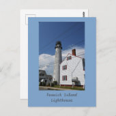 Fenwick Island Vuurtoren Briefkaart (Voorkant / Achterkant)