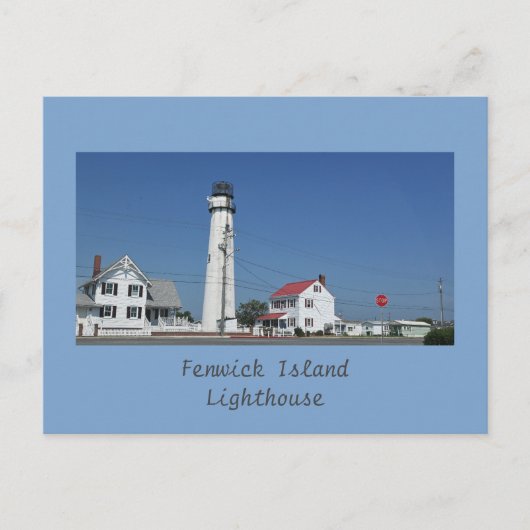 Fenwick Island Vuurtoren Briefkaart (Voorkant)