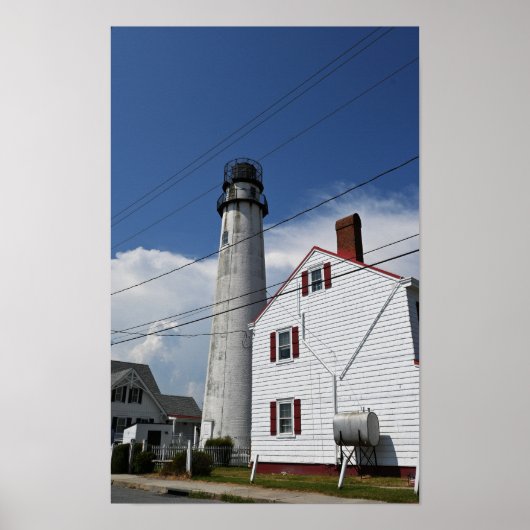 Fenwick Island Vuurtoren Poster (Voorkant)
