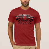 Feo Amante's Horror Thriller Red Banner T-shirt (Voorkant)