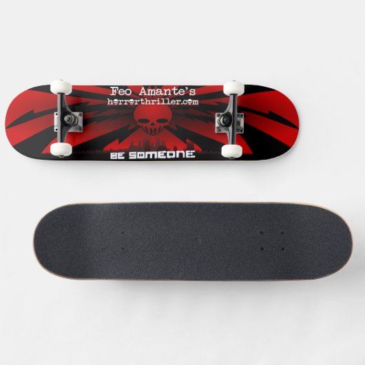 Feo Amante's Horror Thriller skateboard (Horizontaal)