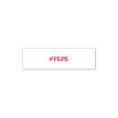 #FEPE RODE INKT STEMPEL (Design)