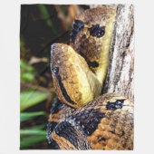 FER-DE-LANCE FLEECE DEKEN (Voorkant)