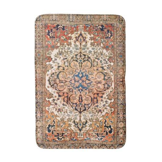 Ferahan Arak Antiek West Persian Rug Print Badmat (Voorkant Verticaal)
