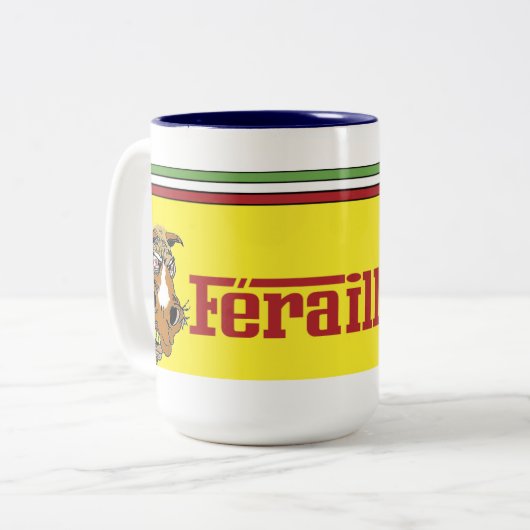 Ferailleri-mok Tweekleurige Koffiemok (Voorkant links)