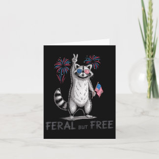 Feral &amp; Vrij Vuur van de Vlag van de V.S. 4 va Kaart
