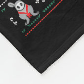 Feral And Festive Ossum Christmas Sweater  Fleece Deken (Hoek)