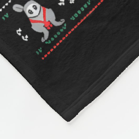 Feral And Festive Ossum Christmas Sweater  Fleece Deken (Hoek)