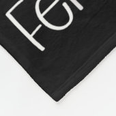 Feral And Festive Raccoon, Funny Christmas  Fleece Deken (Hoek)