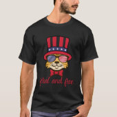 FERAL AND FREE 4TH JULY-PATRIOTIC DAY T-Shirt (Voorkant)