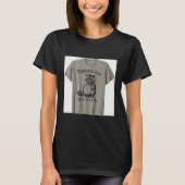 Feral And Pregnant Dont Touch Me Funny Pregnancy H T-shirt (Voorkant)