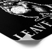 Feral And Pregnant Funny Pregnant Raccoon Baby Ann Poster (Hoek)