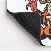 Feral Angry Possum niet vandaag typografie Muismat (Hoek)