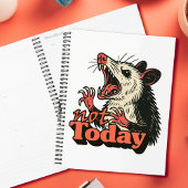 Feral Angry Possum niet vandaag typografie Planner