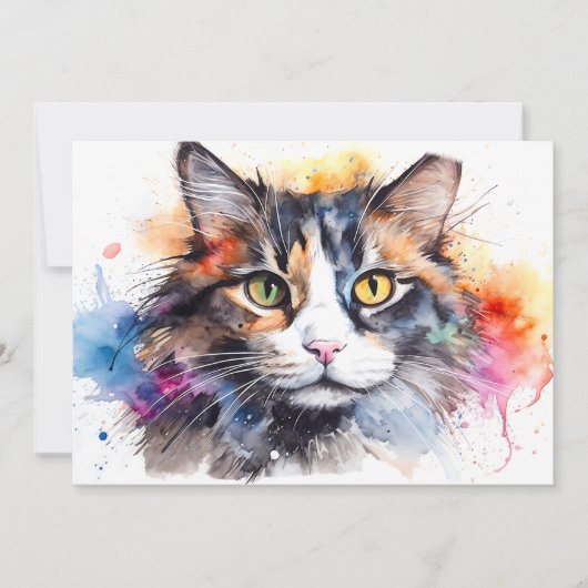 Feral Calico #87 Feestdagenkaart (Voorkant)