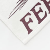 Feral & Camp; Gratis Grappig Patriottisch Racoon e Fleece Deken (Hoek)