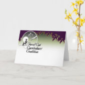 Feral cat Caretakers logo Cards Kaart (Gele Bloem)