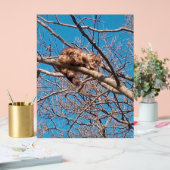 Feral Cat Lucy in Tree Cat Lover's Acryl Bord (Huwelijk)