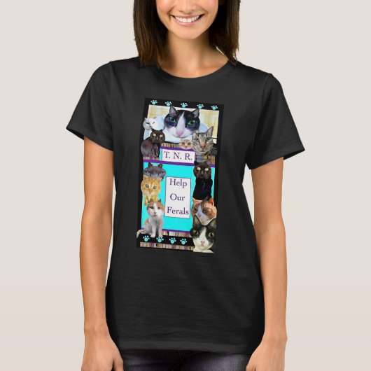 Feral Cat TShirt (Voorkant)