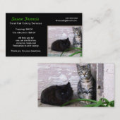 Feral Cat Want Visitekaartje (Voorkant / Achterkant)