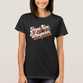 Feral Cat Whisperer Retro T-shirt (Voorkant)