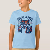Feral & Free - Kinder 4th of July Shirt (Voorkant)