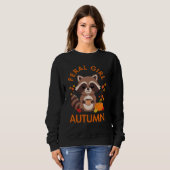 Feral Girl Autumn Pumpkin Cozy Vibes Trui (Voorkant volledig)