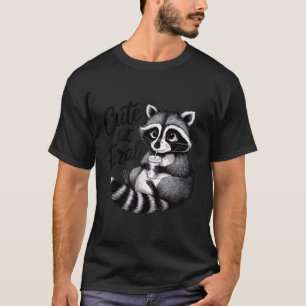 Feral Girl Summer Funny Meme Schattige Maar Feral  T-shirt