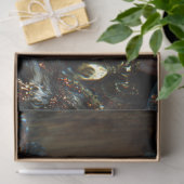 Feral Gold Warrior Tribal Leopard Queen Decoupage Tissuepapier (Geschenk)