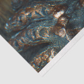 Feral Gold Warrior Tribal Leopard Queen Decoupage Tissuepapier (Detail)