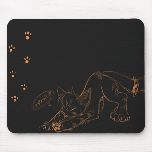Feral Kaeko Yawn Mousepad Muismat (Voorkant)