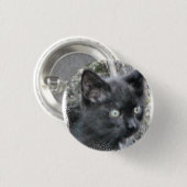 Feral kitten Small-knop Ronde Button 3,2 Cm (Voorkant /achterkant)