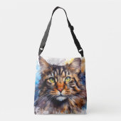 Feral Maine Coon Crossbody Tas (Achterkant)