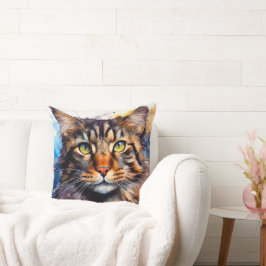 Feral Maine Coon Kussen