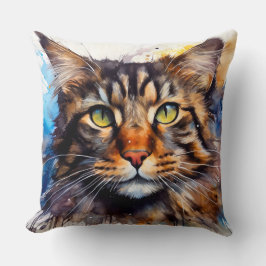 Feral Maine Coon Kussen