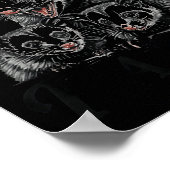 Feral Mom Ossum Funny Animal Quote Mother’s Day  Poster (Hoek)