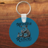 Feral Mom Ossum Funny Animal Quote Mother’s Day  Sleutelhanger (Voorkant)