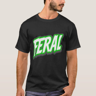 Feral T-shirt – Wild Gothic Statement Design
