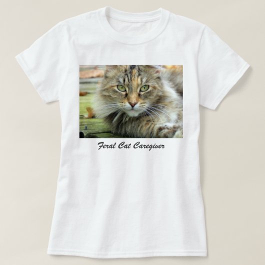 Feral Tabby Cat Caregiver T-Shrit T-shirt (Design voorkant)