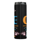 Feral Whimsy Bold Graphic T-shirt Thermosbeker (Achterkant)