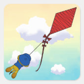 Ferald Afbeelding Boek Vierkante Sticker (Voorkant)