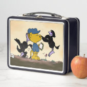 Ferald and The Pesky Crows Metal Lunch Box (In situ)