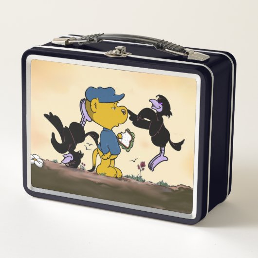 Ferald and The Pesky Crows Metal Lunch Box (Voorkant)