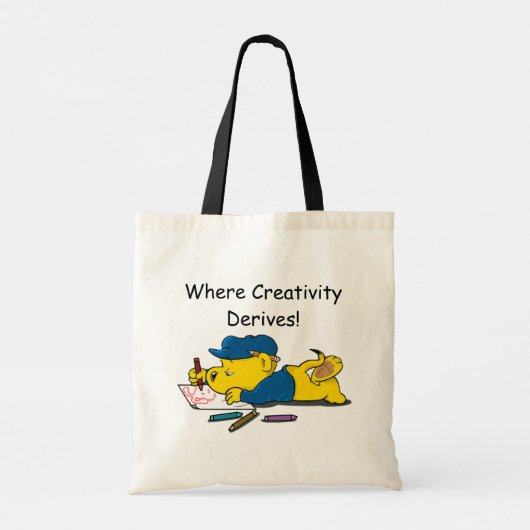 Ferald Being Creative Canvas tas (Achterkant)