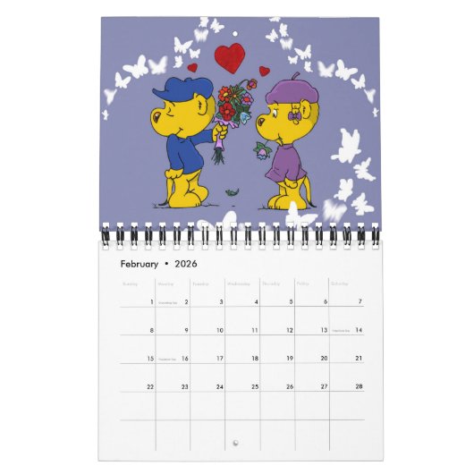 Ferald Calendar 2026 Kalender (Feb 2026)
