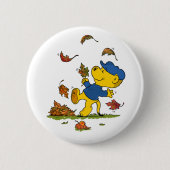 Ferald Dansding in de herfst laat Button (Voorkant)