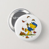 Ferald Dansding in de herfst laat Button (Voorkant /achterkant)