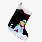 Ferald: De Snow Ferret Kleine Kerstsok (Voorkant (Hangend))